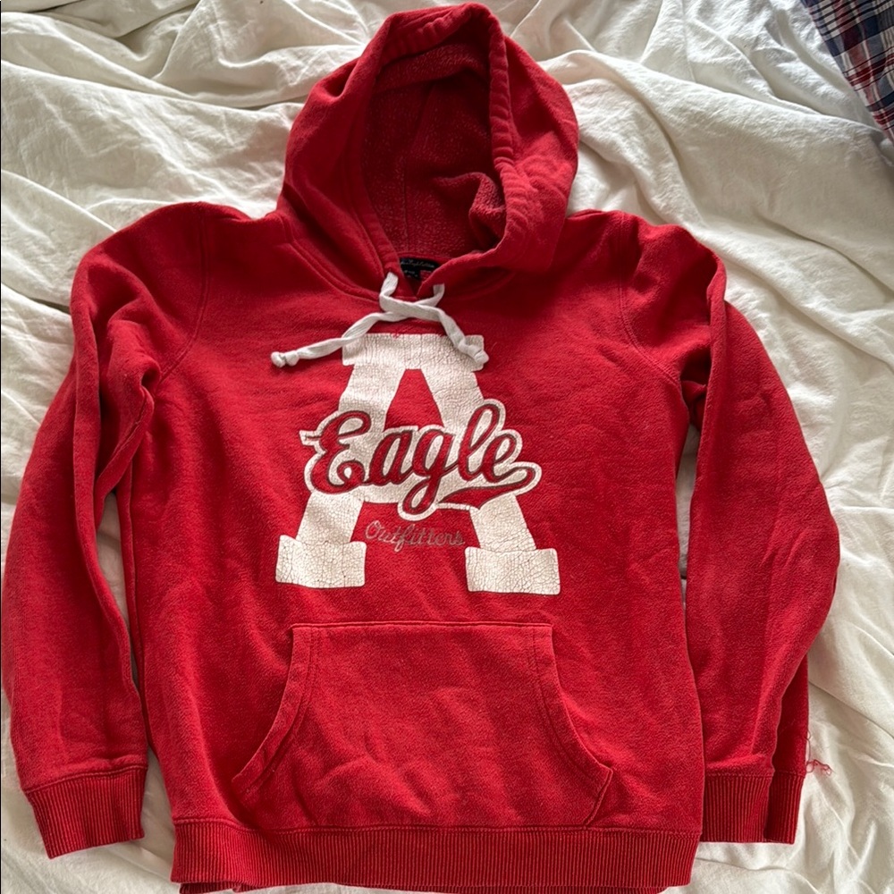 Red American Eagle Hoodie size XL matching medium also in closet